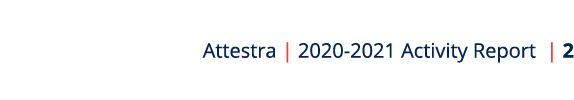 Attestra   2020-2021 Activity Report   2