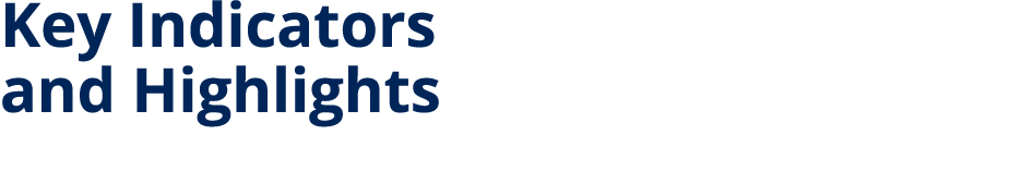 Key Indicators and Highlights